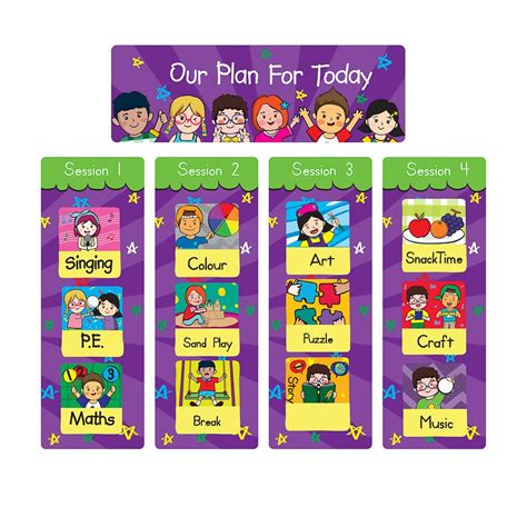 C S Kids Classroom Sen Timetable Educational Classroom Decorations ...