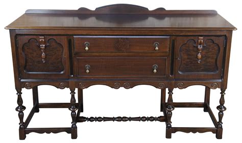 Antique Grand Rapids Chair Co. William and Mary Walnut Dining Room Set ...