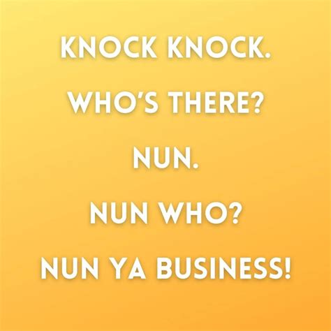 Funny Knock Jokes