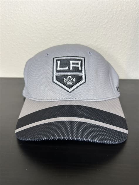 '47 Los Angeles Kings Hat Cap Gray Black NHL Adjustable OSFA Strap LA ...