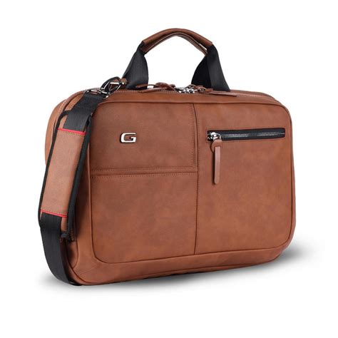 Professional Leather Laptop Briefcase XL 16L | Office & Travel Bag ...