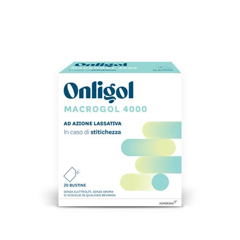 Onligol Alfasigma 20 Supplement Sachets With Laxative Action