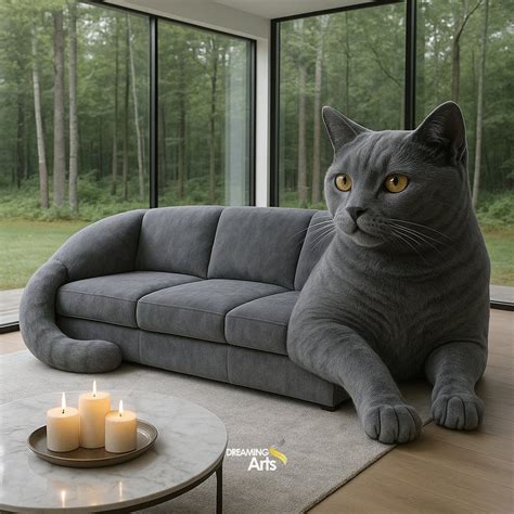 Cat Sectional Sofas | Lounge in Style with Feline-Inspired Design | Cat ...