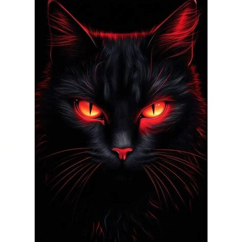 1pc Red And Black Animals Posters Lion Bear Tiger Wolf Fox Canvas ...