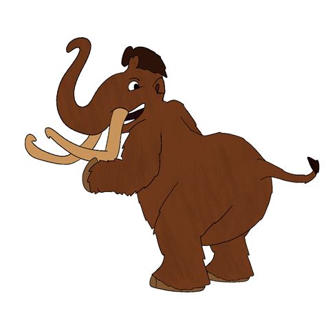 Manny the Mammoth shaking his Big Butt — Weasyl