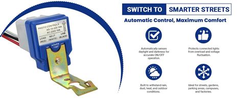 xcluma Photo Control Sensor Automatic Street Light Lighting Switch ...