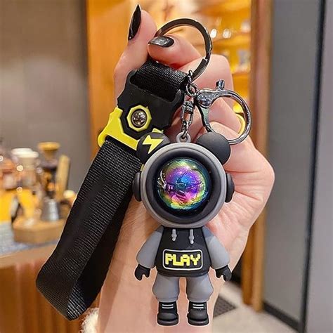 Sky Tech® Astronaut Keychain 3D Space Keychain for Men & Women Cute ...