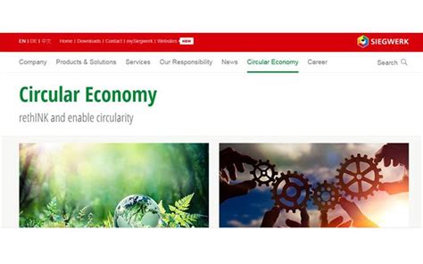 Siegwerk launches new circular economy website | PrintWeekIndia