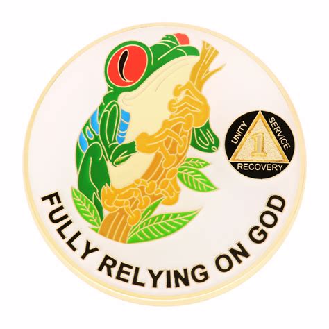 FROG Fully Relying God Recovery Medallion Tri-Plate- DoingItSober