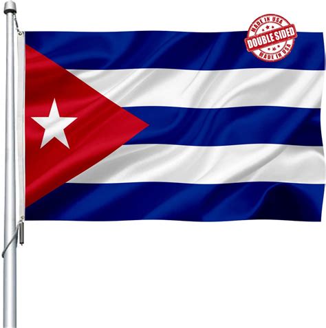 Buy Cuban Flag 3x5 Outdoor Double Sided- Heavy Duty Cuba Flags for wall ...