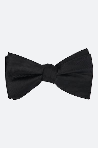 Buy Men Black Solid Bow Tie Online - 786207 | Louis Philippe