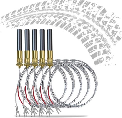 5 Pack Thermopile for Gas Fireplace 36" 750mv Fit for Pitco Frialator ...
