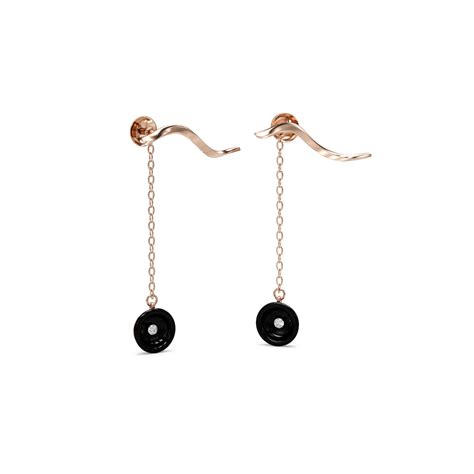 18K Kolten Gold Earring – Bhima Jewellery