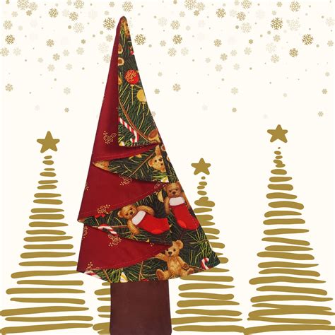 Christmas Tree Napkin Pattern 的图像结果