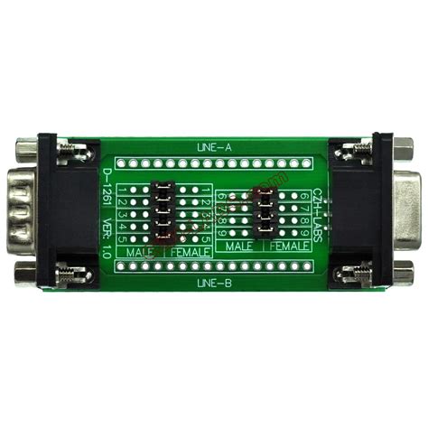 CZH-Labs D'sub DB9 Diagnostic Test Breakout Board, DSUB DB9 Connector ...