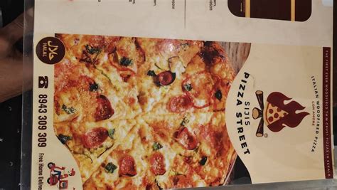 Menu at Sijis Pizza Street, Thiruvananthapuram, Ground Floor Sijis ...