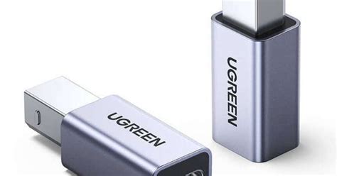 USB-C to USB-B Adapter UGREEN US382 (for printer) - Poland, New - The ...