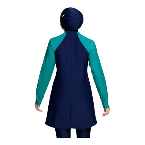 Nike Women's Victory Colorblock Full-Coverage Swim Dress/Burkini ...