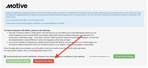 Motive ELD Integration Setup - InMotion Global, Inc