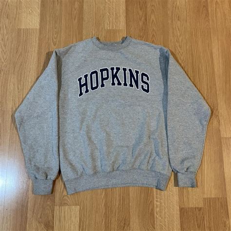 Champion Johns Hopkins University Men's Sweatshirt... - Depop