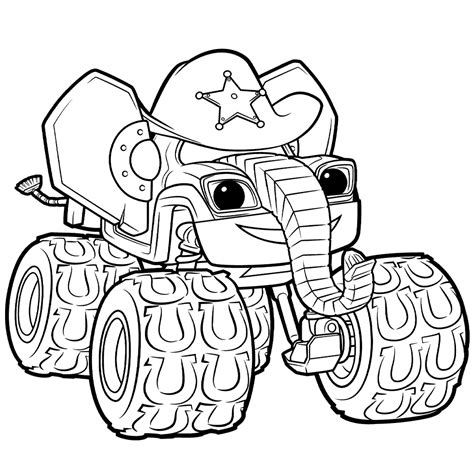 Blaze Coloring Pages at GetColorings.com | Free printable colorings ...