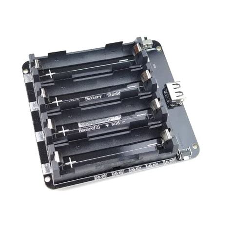 4 x 18650 Lithium Battery Shield V8 V9 Mobile Power Expansion Board ...