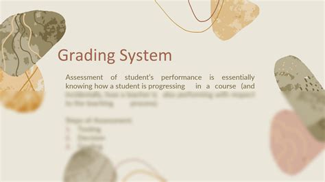 Image result for Grading System Sample