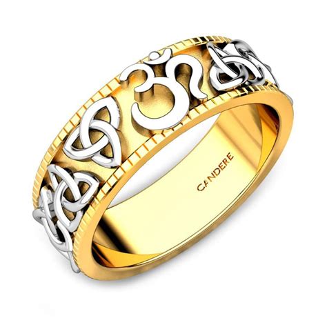 Buy Candere By Kalyan Jewellers 18KT Yellow Gold Ring for Men at Amazon.in