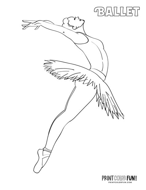 Ballerina Malvorlage Ballerina Coloring Pages Kids Colouring Dancing ...