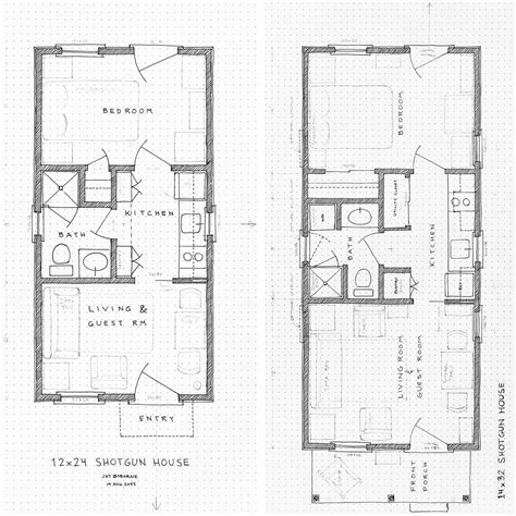 Modern Shotgun House Plans