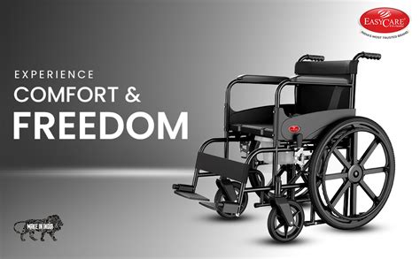 Easycare U Cut Commode Wheelchair for Old People and Patient, Suitable ...