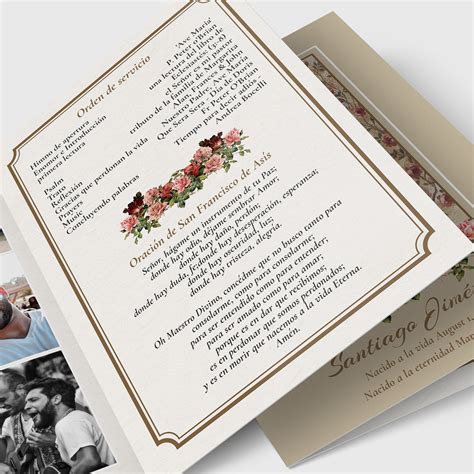 Spanish Funeral Program Template, Our Lady of Guadalupe, Printable ...