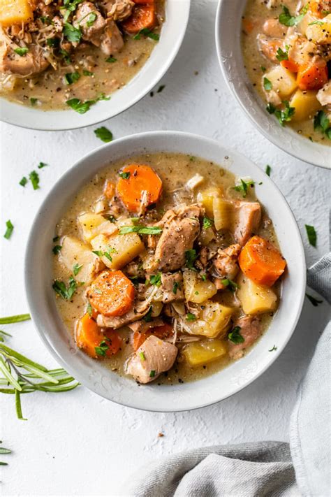 Slow Cooker Chicken Stew - The Almond Eater