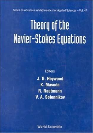 Buy Theory of the Navier-Stokes Equations Book Online at Low Prices in ...