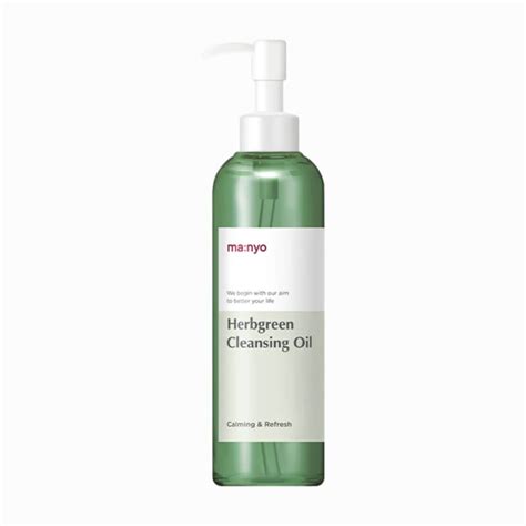 ma:nyo Herbgreen Cleansing Oil | Soothing & Clarifying | juui.de