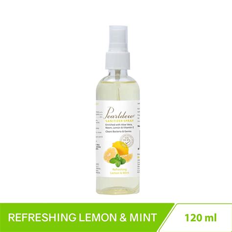 Buy PEARLDEW HAND SANITIZER SPRAY (REFRESHING LEMON & MINT) (120 ML ...
