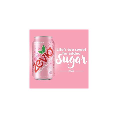 Buy Zevia Zero Calorie Soda, Strawberry, 12 Ounce Cans (Pack of 24 ...