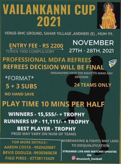 Football Tournaments List In Mumbai
