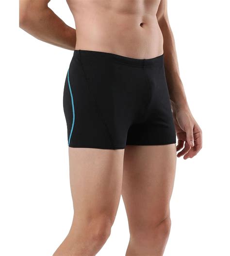 Buy Speedo Male Essential Splice Aquashort Black-Bolt Swimwear Online ...