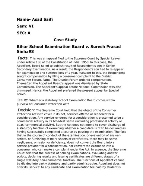 Cacc case study 1 - THESE AE PRACTICAL QUES OF - Name- Asad Saifi Sem ...