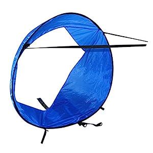 Phenovo Foldable 46'' Kayak Canoe Wind Paddle Downwind SUP Sail with ...