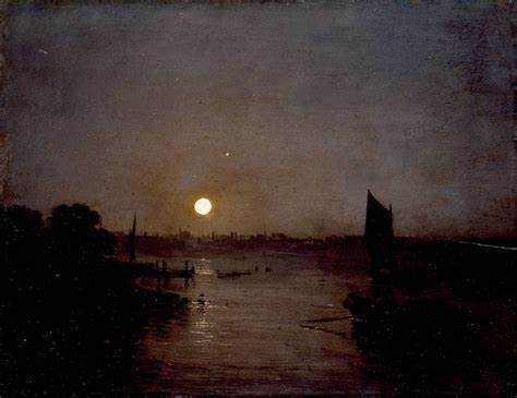 Joseph Mallord William Turner Moonlight, a Study at Millbank | Turner painting, William turner ...