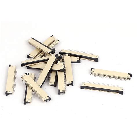 Generic 26P 1mm Pitch FFC FPC Flexible Flat Cable Lead Connector Socket ...