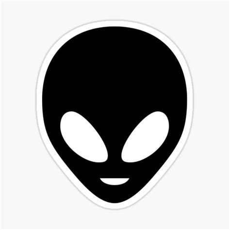 Alien Head Printable Sticker 的图像结果