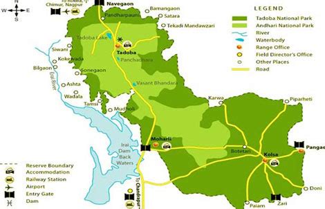 Popular Tourism Zones of Tadoba National Park