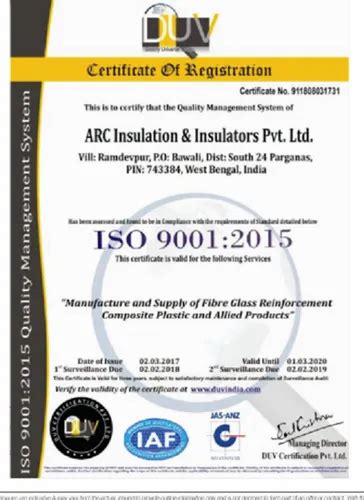 Discharging Rod - FRP rods from ARC Insulations & Insulators Private ...