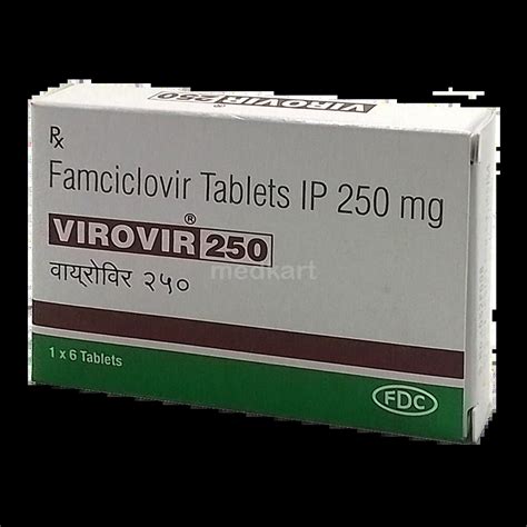 VIROVIR 250MG TABLET 6'S : View Price, Combination and Alternatives ...