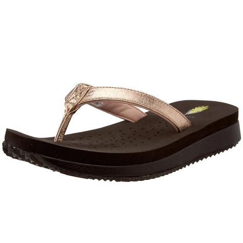 Volatile Women's High Energy Thong Sandal,Rose/Gold,6 M US : Amazon.in ...