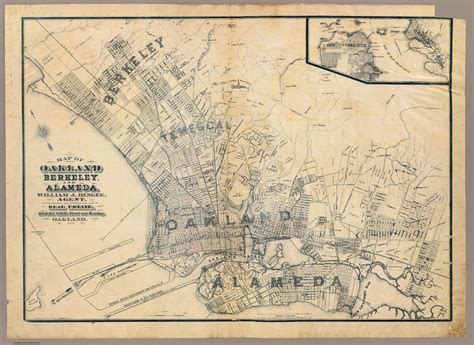 vintage oakland & berkeley | California history, Old maps, California map