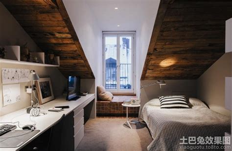 现代阁楼卧室装修图片 – 设计本装修效果图